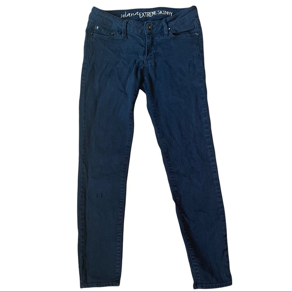 Solana Extreme by Bull Head Skinny Black Jeans Size 3 Juniors